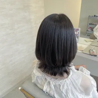 ミディアム カラー 髪質改善&ヘアケア /菊池琉那のヘアスタイル