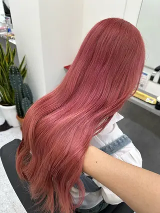 ロング カラー ヘアアレンジ 久米 治仁のヘアスタイル