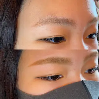 メンズ マツエク・マツパ Noah's　Ark所属・透明感カラー🫧ヘア セット🫧松本菜月の眉毛・アイブロウイメージ