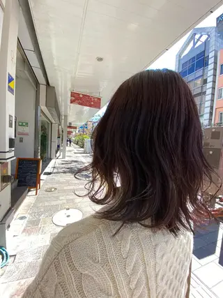 ミディアム nico🏁 rihoのヘアスタイル