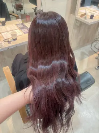 ロング カラー lucero所属・✨️暖色/艶髪カラー 🍒haru🍒✨️のヘアスタイル