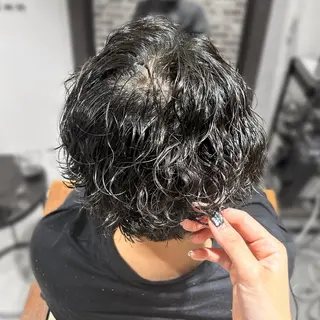 パーマ メンズ Any所属・メンズ専門美容師 MIUのヘアスタイル