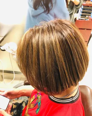 ミディアム SHAPE 早坂兼斗のヘアスタイル