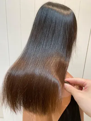 ロング 韓国レイヤー／髪質 改善カラー/れんのヘアスタイル