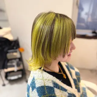 ミディアム カラー ヘアアレンジ 🦋🫧艶髪カラー 🫧🦋あいりのヘアスタイル