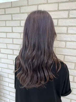 ロング カラー 《艶髪縮毛矯正》 かのん☽⑅ ˖のヘアスタイル