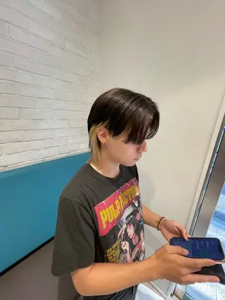 カラー メンズ ✨レイヤー/ 透明感カラー✨冨永剛のヘアスタイル