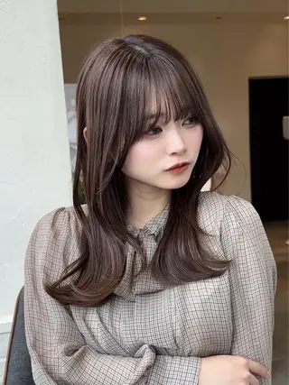 ミディアム カラー ヘアアレンジ ⭐️ショート/ボブ/ 艶カラー/りょうがのヘアスタイル