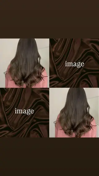 ロング 艶感カラー/ senri.のヘアスタイル