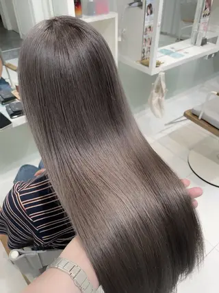 ロング カラー レイヤーカット／ ハッシュカット/果恋のヘアスタイル