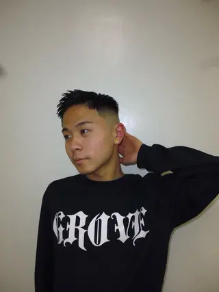 ショート メンズ MERICANBARBERSHOP®︎TYO所属・渋谷BARBER/ キリのヘアスタイル