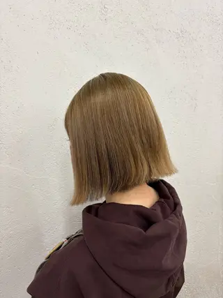 ミディアム 🍑メンズカット 透明感カラーもえ🍑のヘアスタイル