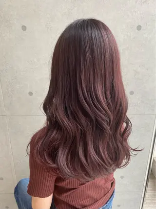 セミロング パーマ Agu Karenのヘアスタイル