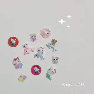 ネイル coco.nail/ y2k/ワンホンのネイルデザイン
