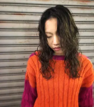 セミロング パーマ 髪質改善&エイジングケア ANFINI 銀座店所属・髪質改善No.1🍀 🍀銀座🍀矢尾板のヘアスタイル