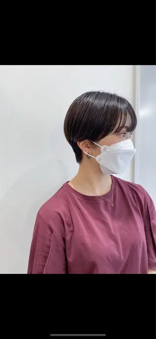 ショート カラー THE DAY所属・AKI HASHIMOTOのヘアスタイル