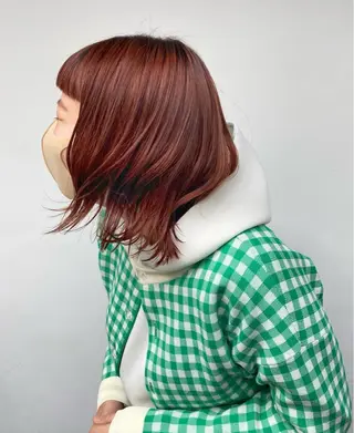 ミディアム カラー tonari 梅田、中崎町のヘアスタイル