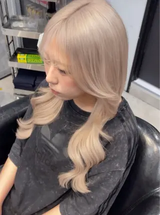 セミロング 原宿/表参道/ プルエクステ/そらのヘアスタイル