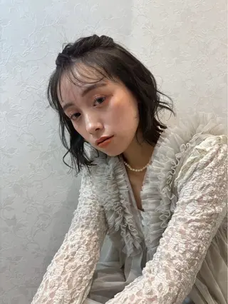 ショート 👩🏽‍🦱✨ボブ /パーマ/layerのヘアスタイル