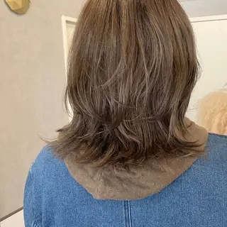 ミディアム カラー Anytime所属・はるか 💐 お悩み改善美容師のヘアスタイル
