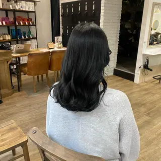 ロング カラー ヘアアレンジ あおい 🍒暖色カラーのヘアスタイル