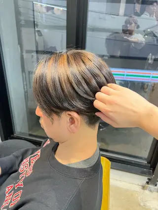 メンズ カコ/レイヤーカット ヘアアレンジのヘアスタイル