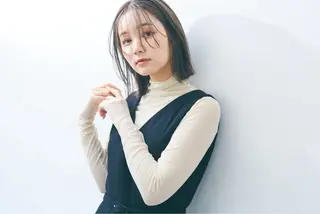 ミディアム カラー レイヤー×髪質改善 ×透明感/杉田 圭のヘアスタイル