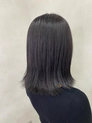 ミディアム Misaki ║ツヤカラーのヘアスタイル