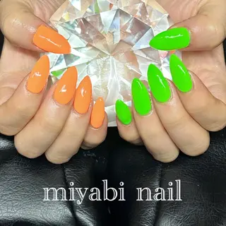 ネイル miyabi nail 桂川駅近くのネイルデザイン