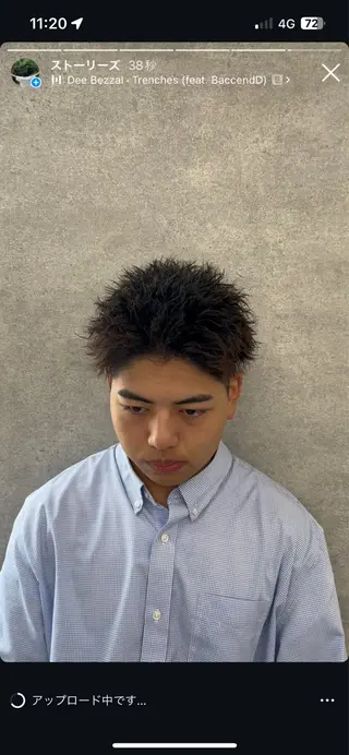 パーマ メンズ イケメン製造機 🔥上原沙羅🔥のヘアスタイル