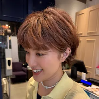 ショート カラー ショート/ボブ 似合わせ/中原のヘアスタイル