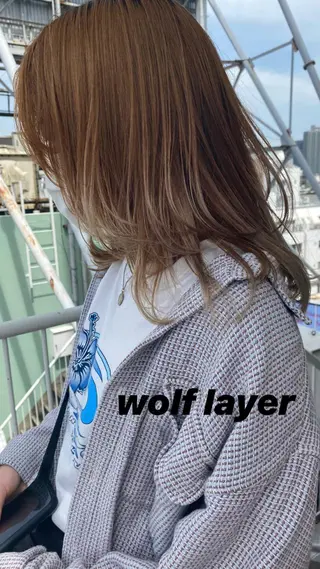 ミディアム カラー せこぐち まいのヘアスタイル