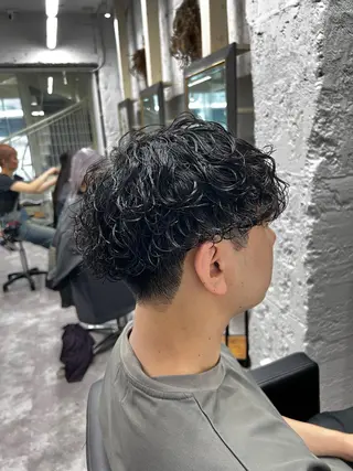 パーマ メンズ 笹江 瑞穂のヘアスタイル