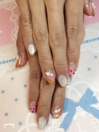 ネイル チップ長さだし Chiaraのネイルデザイン