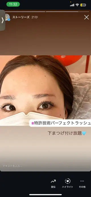 マツエク・マツパ カリス所属・charis✳︎ akiのマツエク・マツパデザイン