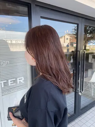 セミロング GLITTER赤塚店所属・GLITTER ハイ トーン🎀北野佑季のヘアスタイル