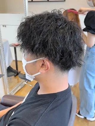 パーマ メンズ 石井 一輝のヘアスタイル