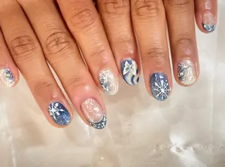 メンズ ネイル Chérinail 爪のお手入れのネイルデザイン