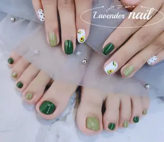 ネイル ラベンダー💖日暮里 ルル💖ネイルのネイルデザイン