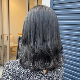 セミロング カラー 🎀透明感カラー🎀 mikaのヘアスタイル