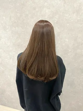 ロング カラー つちくら あみのヘアスタイル