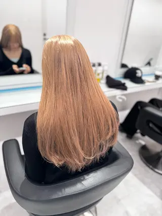 ロング カラー ヘアアレンジ 透け上品ハイトーン 職人ゆうと🤍のヘアスタイル