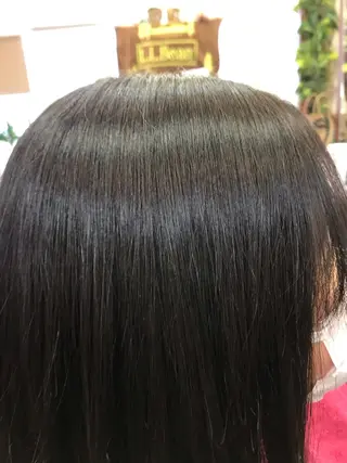 ミディアム パーマ 桧山 真のヘアスタイル