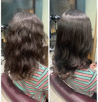パーマ 韓国風パーマ🌿コテ 巻き風パーマ/るいのヘアスタイル