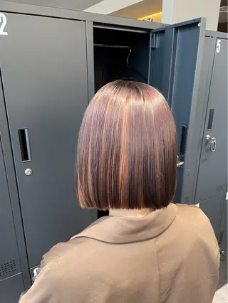 ミディアム ナチュラル*艶* 蒲生四丁目*山保美月のヘアスタイル