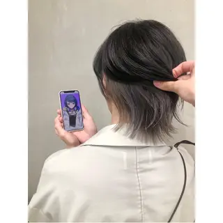 ショート カラー 推しカラー✨ オタク美容師ユウカのヘアスタイル