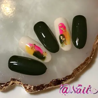 ネイル 小尾 栞のネイルデザイン