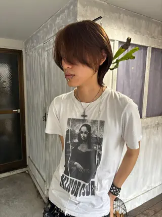 ショート カラー メンズ チフミ【下北沢🪐 艶カラー🫧】のヘアスタイル