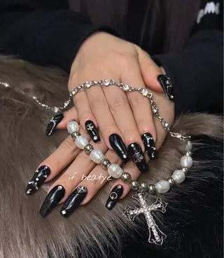 ネイル if Hair＆Nail Salon所属・IKA /海外ネイル /個性派/ワンホンのネイルデザイン