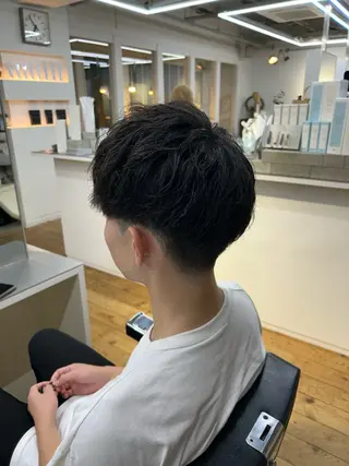 メンズ HAIR-MAKE-BARN所属・北九州/折尾/パーマ /ゆうと/八幡西区のヘアスタイル